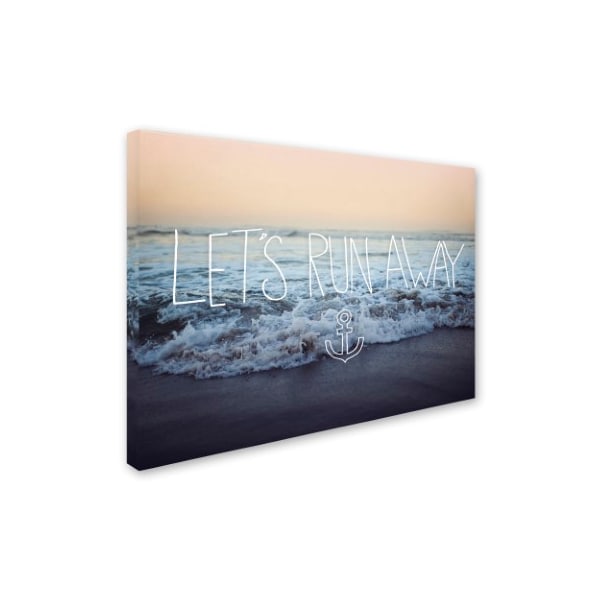 Leah Flores 'Let's Run Away To Arcadia Beach' Canvas Art,14x19